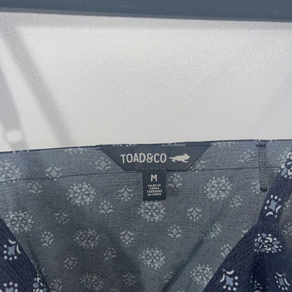 Toad & Co Athletic Tank Dress Navy Flowy Athleisure Hiking Pickleball Comfort M - Picture 5 of 8